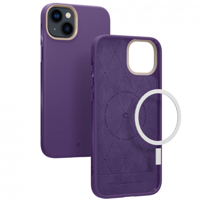 Spigen Cyrill iPhone 14 Ultra Color Mag Θήκη Σιλικόνης TPU με MagSafe - Taro