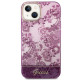 Guess iPhone 14 Porcelain Collection Σκληρή Θήκη με Πλαίσιο Σιλικόνης - Fuschia - GUHCP14SHGPLHF