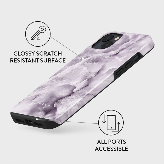 Burga iPhone 14 Fashion Tough Σκληρή Θήκη - Black Currant