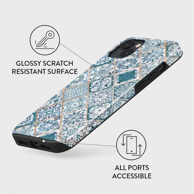 Burga iPhone 14 Fashion Tough Σκληρή Θήκη - Tropical Oasis