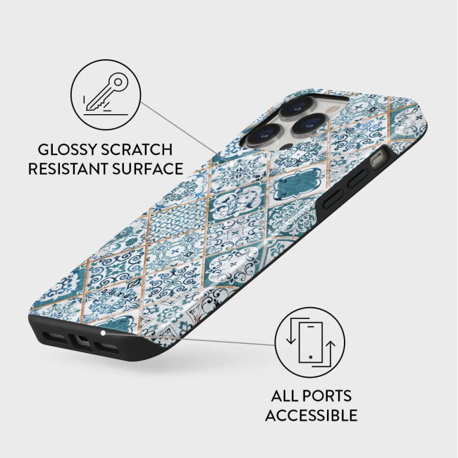 Burga iPhone 14 Pro Fashion Tough Σκληρή Θήκη - Tropical Oasis