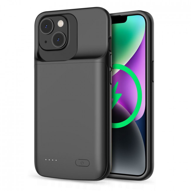 Tech-Protect iPhone 14 / iPhone 14 Pro Powercase Θήκη με Ενσωματωμένη Μπαταρία 4800mAh - Black