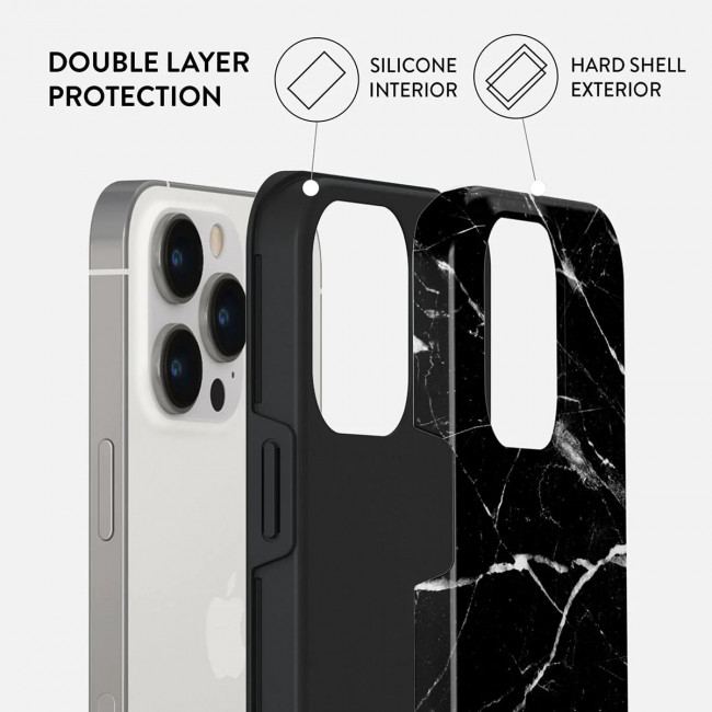 Burga iPhone 14 Pro Max Fashion Tough Σκληρή Θήκη - Noir Origin