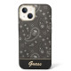 Guess iPhone 14 Plus Bandana Paisley Σκληρή Θήκη με Πλαίσιο Σιλικόνης - Black - GUHCP14MHGBNHK