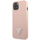 Guess iPhone 14 Saffiano Σκληρή Θήκη με Πλαίσιο Σιλικόνης - Pink - GUHCP14SPSATLP