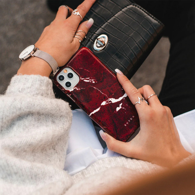 Burga iPhone 14 Pro Fashion Tough Σκληρή Θήκη - Iconic Red Ruby