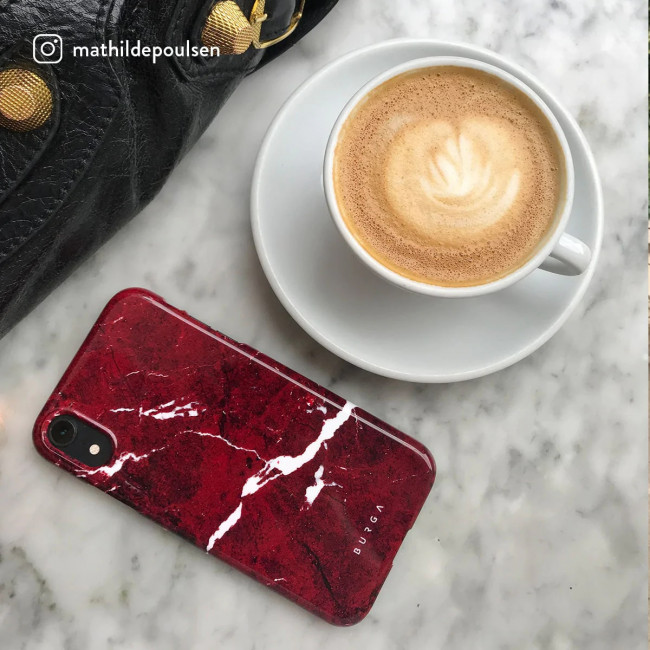 Burga iPhone 14 Plus Fashion Tough Σκληρή Θήκη - Iconic Red Ruby