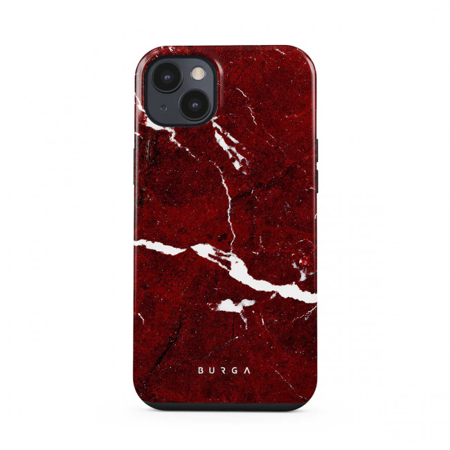 Burga iPhone 14 Plus Fashion Tough Σκληρή Θήκη - Iconic Red Ruby