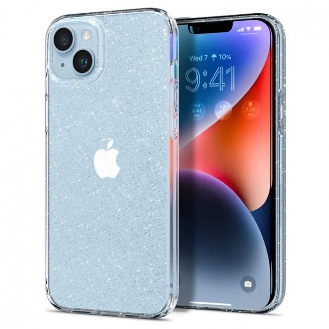 Spigen iPhone 14 Liquid Crystal Θήκη Σιλικόνης - Glitter Crystal