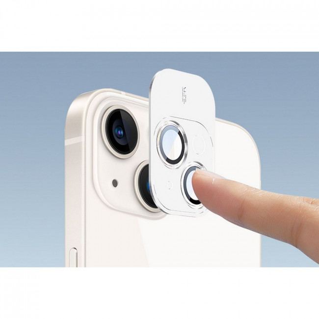 ESR iPhone 14 / iPhone 14 Plus / iPhone 15 / iPhone 15 Plus Camera Lens Αντιχαρακτικό Γυαλί για την Κάμερα - Black