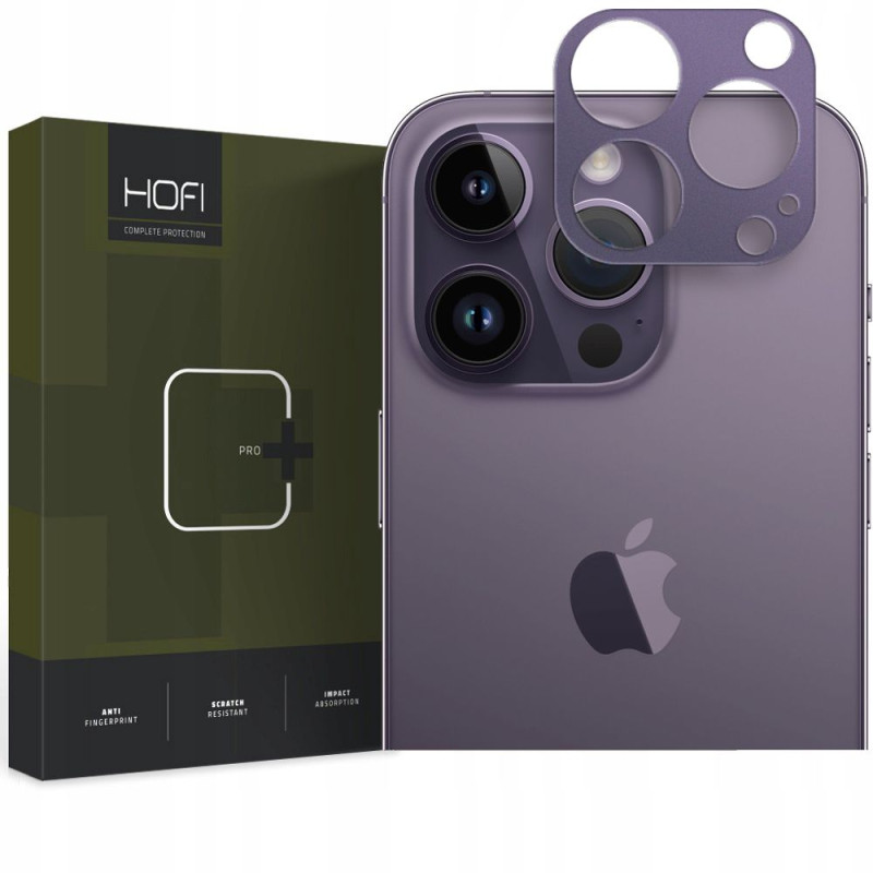 Hofi iPhone 14 Pro / iPhone 14 Pro Max Alucam Pro+ Μεταλλικό Προστατευτικό για την Κάμερα - Deep Purple