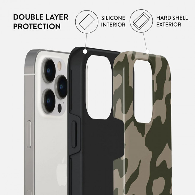 Burga iPhone 14 Pro Fashion Tough Σκληρή Θήκη - No Trace