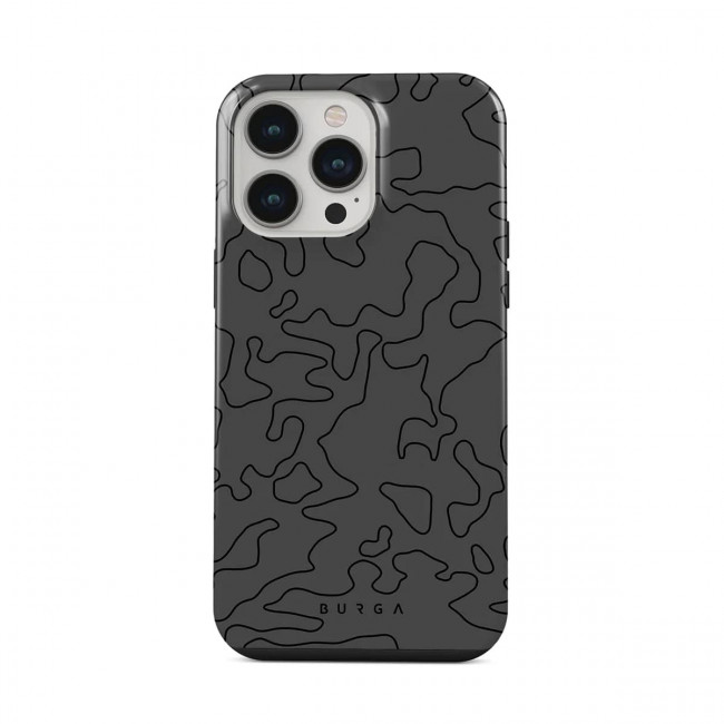 Burga iPhone 14 Pro Fashion Tough Σκληρή Θήκη - Black Rock