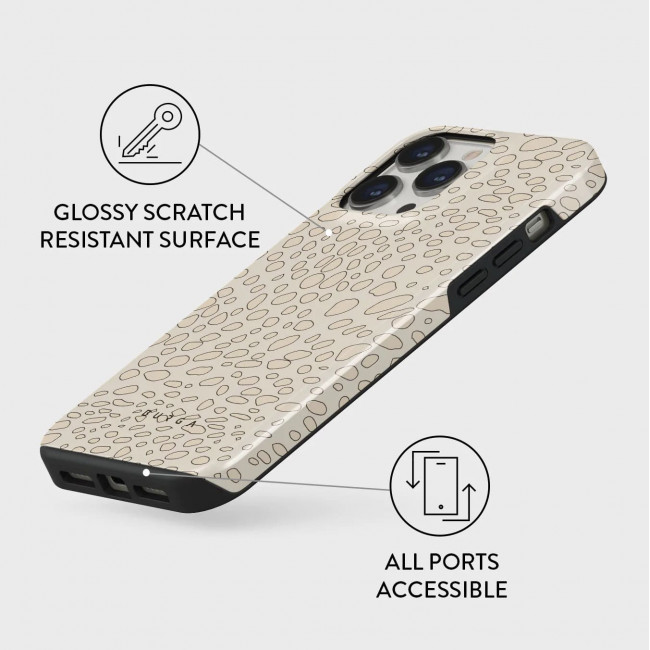 Burga iPhone 14 Pro Fashion Tough Σκληρή Θήκη - Sandstorm