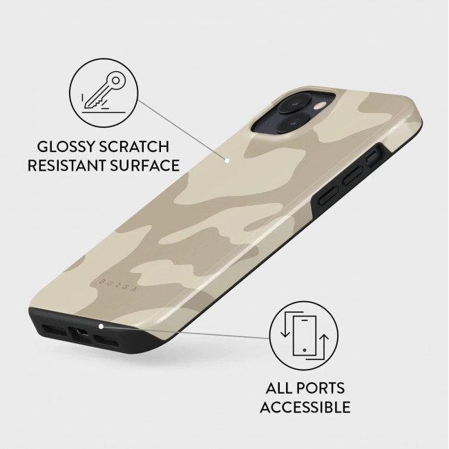 Burga iPhone 14 Fashion Tough Σκληρή Θήκη - Dune