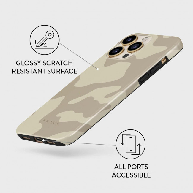 Burga iPhone 13 Pro Fashion Tough Σκληρή Θήκη - Dune