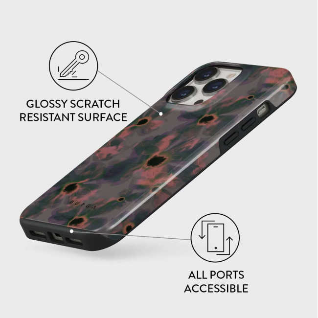 Burga iPhone 14 Pro Fashion Tough Σκληρή Θήκη - Volcanic Garden