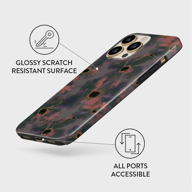 Burga iPhone 13 Pro Max Fashion Tough Σκληρή Θήκη - Volcanic Garden