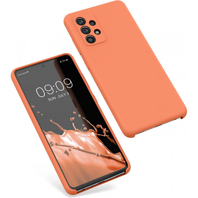 KW Samsung Galaxy A52 / A52 5G / A52s 5G Θήκη Σιλικόνης Rubber TPU - Summer Orange - 54347.203