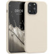 KW iPhone 13 Pro Max Θήκη Σιλικόνης Rubberized TPU - Cream - 55881.16