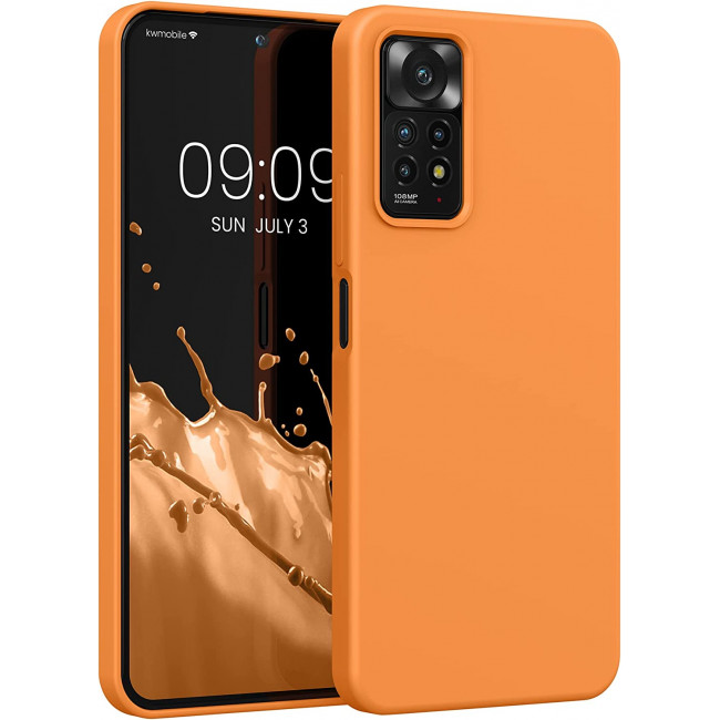 KW Xiaomi Redmi Note 11 Pro / Note 11 Pro 5G Θήκη Σιλικόνης Rubberized TPU - Fruity Orange - 57373.150