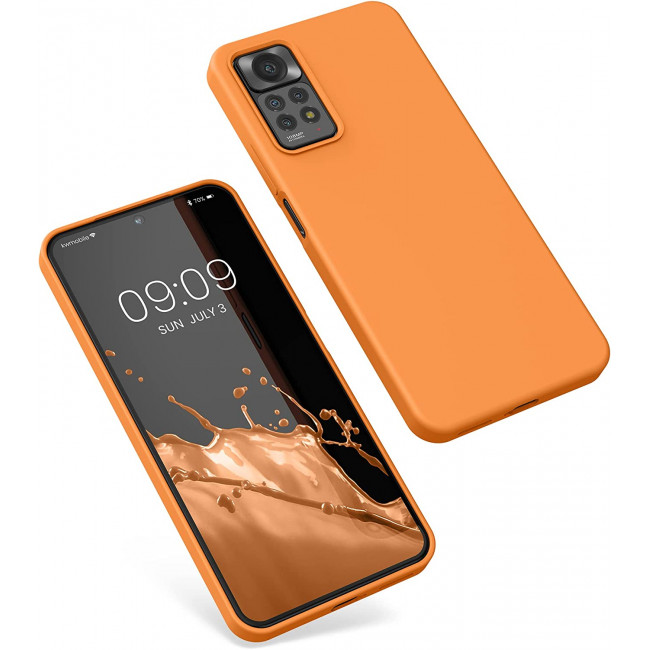 KW Xiaomi Redmi Note 11 Pro / Note 11 Pro 5G Θήκη Σιλικόνης Rubberized TPU - Fruity Orange - 57373.150