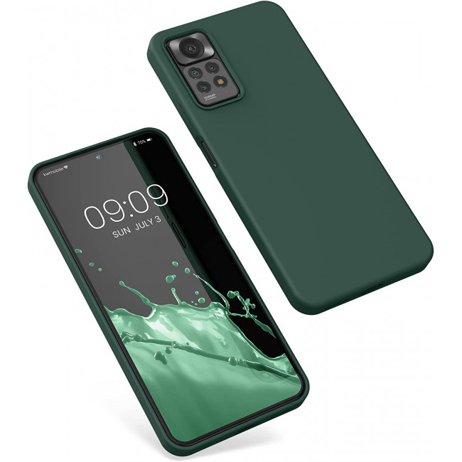 KW Xiaomi Redmi Note 11 Pro / Note 11 Pro 5G Θήκη Σιλικόνης Rubberized TPU - Moss Green - 57373.169