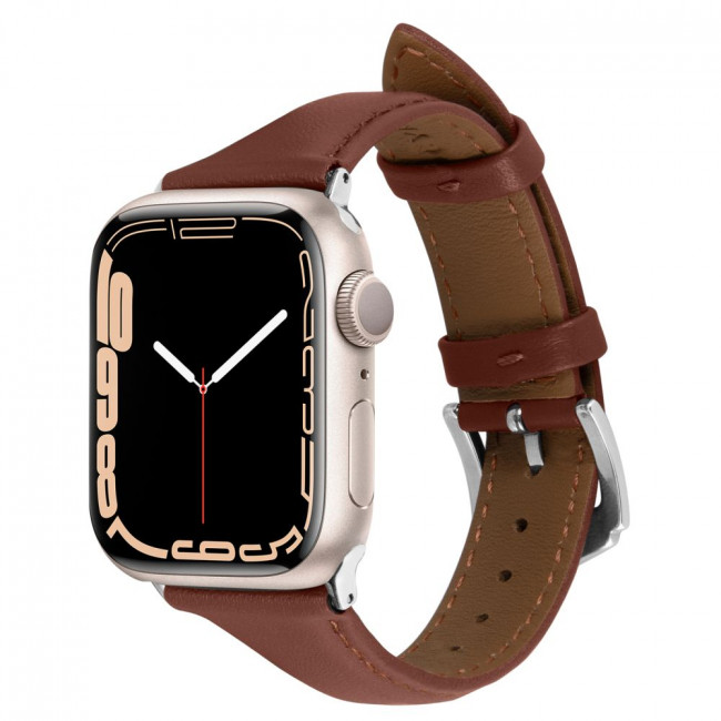 Spigen Cyrill Λουράκι Apple Watch 4 / 5 / 6 / 7 / 8 / 9 / SE / SE 2 - 40 / 41 mm Kajuk - Chestnut