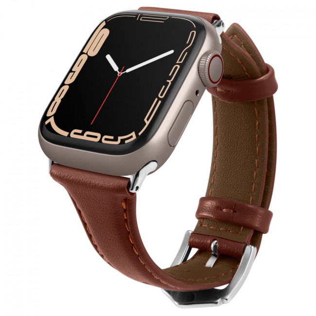 Spigen Cyrill Λουράκι Apple Watch 2 / 3 / 4 / 5 / 6 / 7 / 8 / 9 / SE - 38 / 40 / 41 mm Kajuk - Chestnut