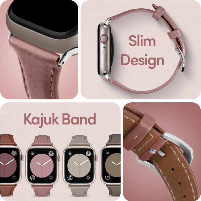 Spigen Cyrill Λουράκι Apple Watch 2 / 3 / 4 / 5 / 6 / 7 / 8 / 9 / SE - 38 / 40 / 41 mm Kajuk - Rose