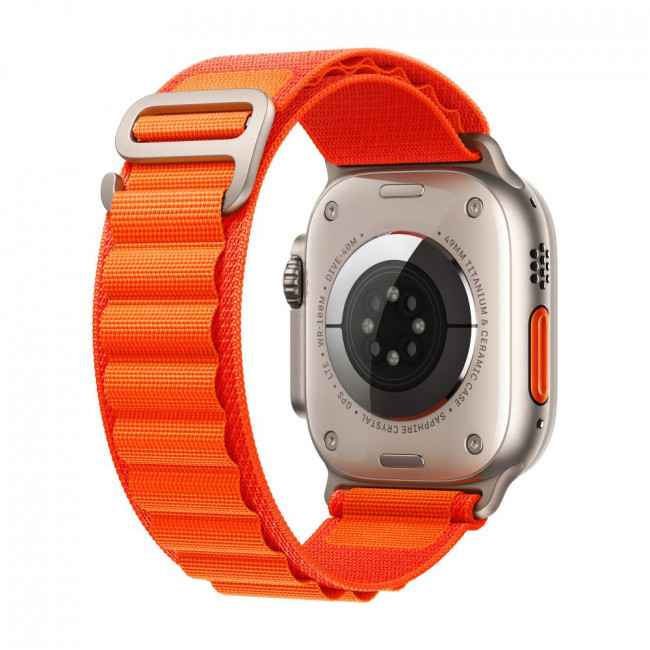 Tech-Protect Λουράκι Apple Watch 2 / 3 / 4 / 5 / 6 / 7 / 8 / 9 / SE / SE 2 / ULTRA / ULTRA 2 - 42 / 44 / 45 / 49 mm Nylon Pro - Orange