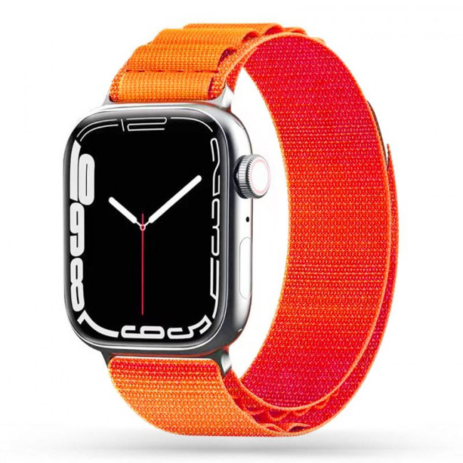 Tech-Protect Λουράκι Apple Watch 2 / 3 / 4 / 5 / 6 / 7 / 8 / 9 / SE / SE 2 / ULTRA / ULTRA 2 - 42 / 44 / 45 / 49 mm Nylon Pro - Orange