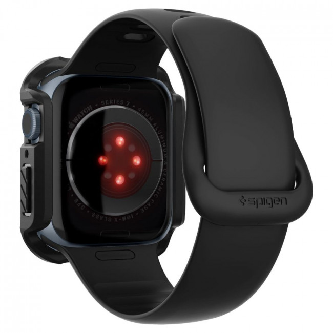 Spigen Θήκη Apple Watch 7 / 8 45mm Tough Armor - Black