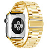 Techsuit Λουράκι Apple Watch 4 / 5 / 6 / 7 / 8 / 9 / 10 / SE / ULTRA 1 / ULTRA 2 - 44 / 45 / 46 / 49 mm Watchband W036 Μπρασελέ από Ανοξείδωτο Ατσάλι - Gold