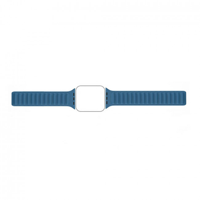 Techsuit Λουράκι Apple Watch 2 / 3 / 4 / 5 / 6 / 7 / 8 / 9 / 10 / SE - 38 / 40 / 41 / 42 mm Watchband W035 Σιλικόνης - White