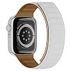 Techsuit Λουράκι Apple Watch 2 / 3 / 4 / 5 / 6 / 7 / 8 / 9 / 10 / SE - 38 / 40 / 41 / 42 mm Watchband W035 Σιλικόνης - White