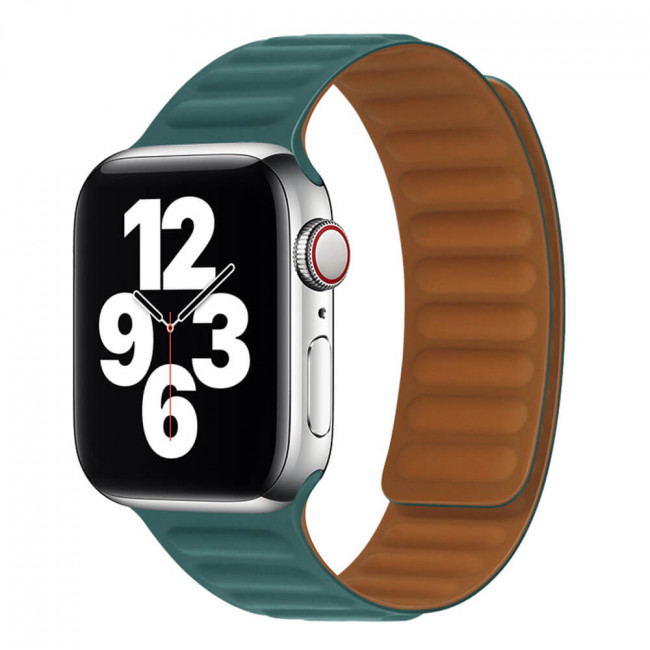 Techsuit Λουράκι Apple Watch 2 / 3 / 4 / 5 / 6 / 7 / 8 / 9 / 10 / SE - 38 / 40 / 41 / 42 mm Watchband W035 Σιλικόνης - Turquoise