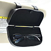 Techsuit Sun Visor Glasses Case with Easy Mount Clamp - Θήκη Γυαλιών για το Σκίαστρο - Black - CSV-V2