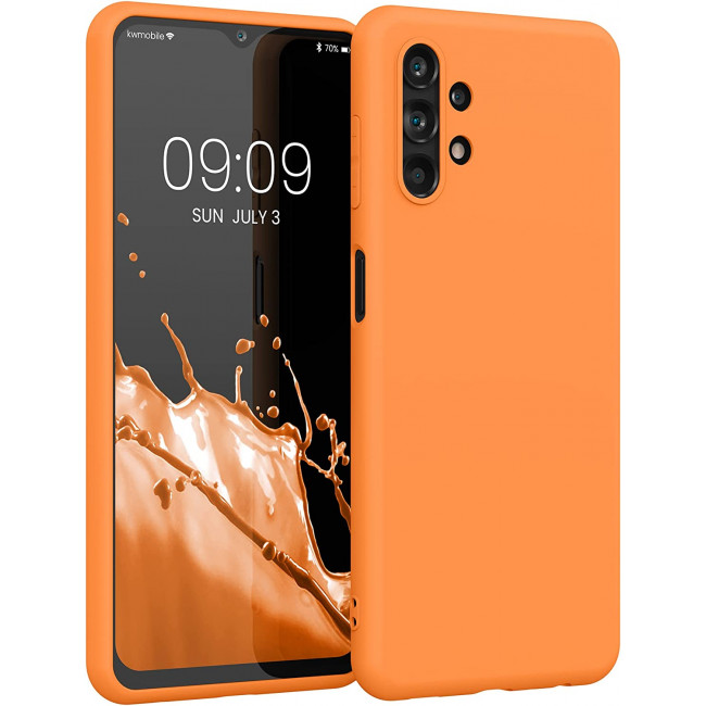 KW Samsung Galaxy A13 4G Θήκη Σιλικόνης TPU - Fruity Orange - 57805.150