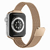 Techsuit Λουράκι Apple Watch 2 / 3 / 4 / 5 / 6 / 7 / 8 / 9 / 10 / SE - 38 / 40 / 41 / 42 mm Watchband W034 από Ανοξείδωτο Ατσάλι - Gold