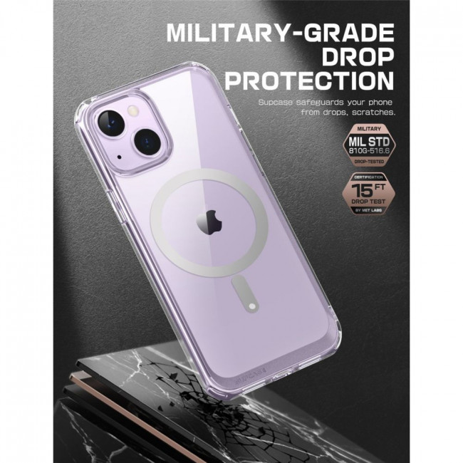 Supcase iPhone 14 Plus UB Mag Σκληρή Θήκη με MagSafe - Clear