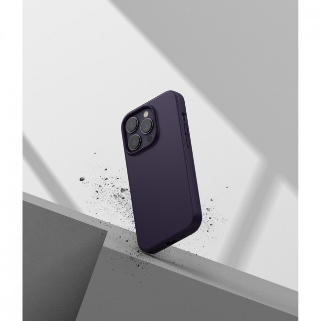 Ringke iPhone 14 Pro Silicone Case Θήκη Σιλικόνης - Deep Purple