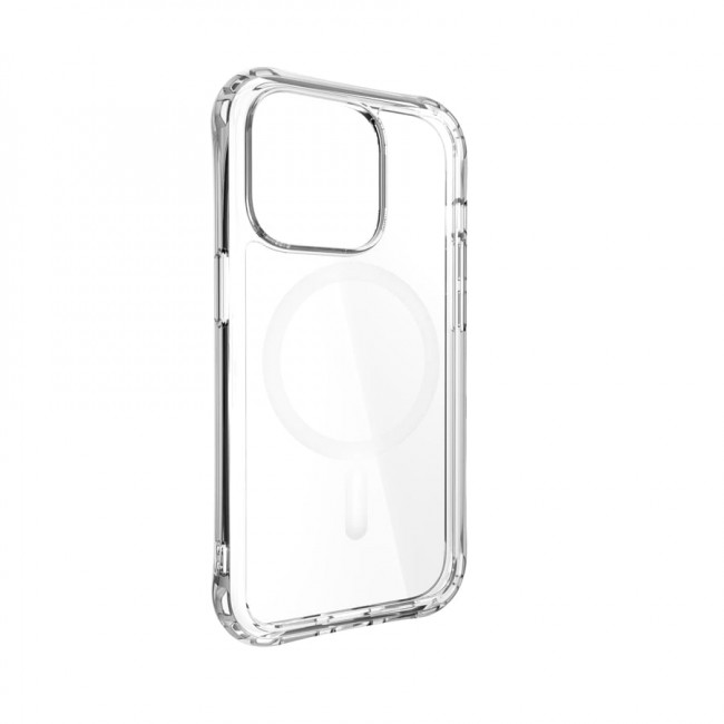 SwitchEasy iPhone 14 Pro Atoms M Case Σκληρή Θήκη με Πλαίσιο Σιλικόνης και Magsafe - Διάφανη