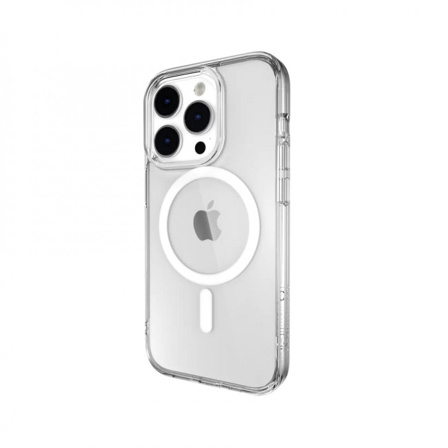 SwitchEasy iPhone 14 Pro Crush M Case Σκληρή Θήκη με Πλαίσιο Σιλικόνης και Magsafe - Διάφανη