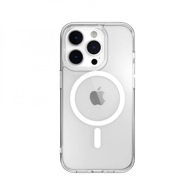 SwitchEasy iPhone 14 Pro Crush M Case Σκληρή Θήκη με Πλαίσιο Σιλικόνης και Magsafe - Διάφανη