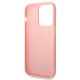 Karl Lagerfeld iPhone 14 Pro - 3D Monogram Σκληρή Θήκη με Πλαίσιο Σιλικόνης - Pink - KLHCP14LRUPKLPP