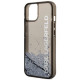 Karl Lagerfeld iPhone 14 Plus - Liquid Glitter Elong Σκληρή Θήκη με Πλαίσιο Σιλικόνης - Ημιδιάφανη / Black - KLHCP14MLCKVK