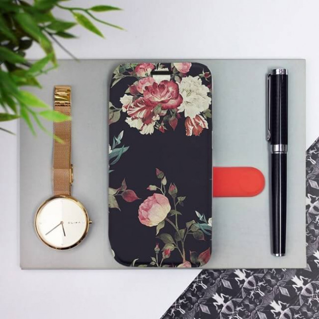 Mobiwear Xiaomi Redmi Note 11 Pro+ 5G Θήκη Βιβλίο Slim Flip - Design Bouquet of Roses - VD11P