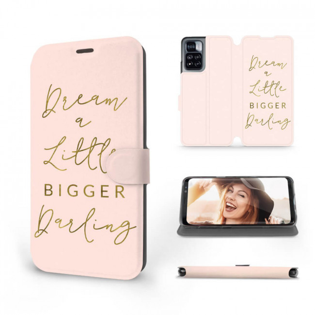 Mobiwear Xiaomi Redmi Note 11 Pro+ 5G Θήκη Βιβλίο Slim Flip - Design Pink Dream - M014S