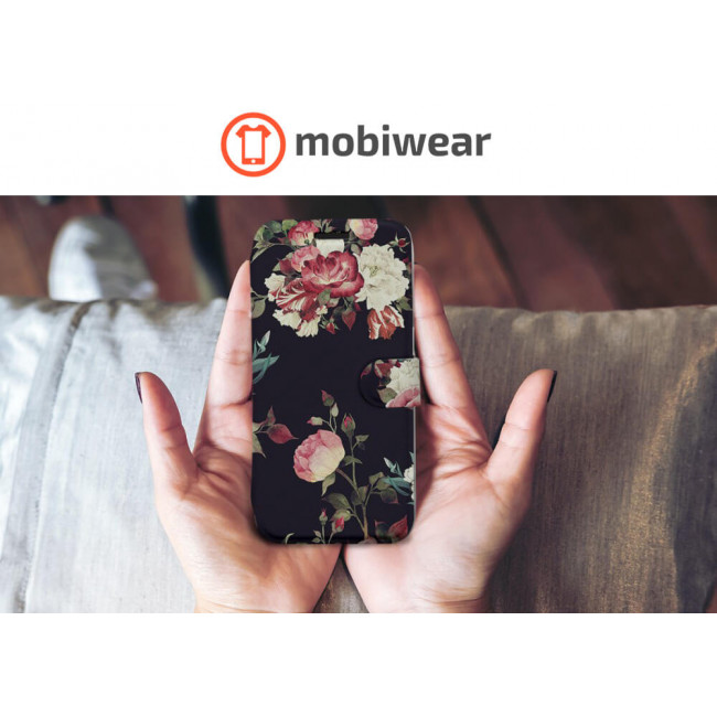 Mobiwear iPhone 13 Pro Θήκη Βιβλίο Slim Flip - Design Bouquet of Roses - VD11P